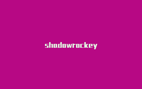 shadowrockey