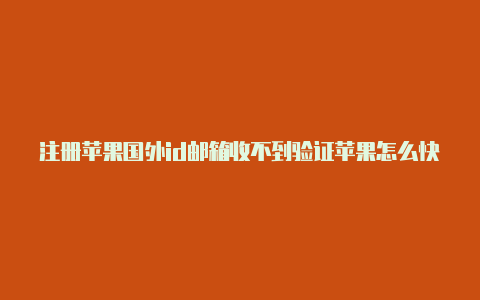 注册苹果国外id邮箱收不到验证苹果怎么快速注册国外id码-Shadowrocket(小火箭)