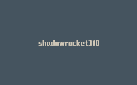shadowrocket310